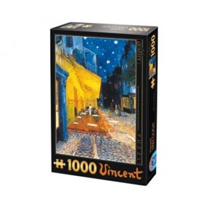D-Toys (66916-VG09) - Vincent van Gogh: "Cafe Terrace at Night" - 1000 pieces puzzle