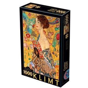 D-Toys (66923-KL03) - Gustav Klimt: "Woman with Fan" - 1000 pieces puzzle