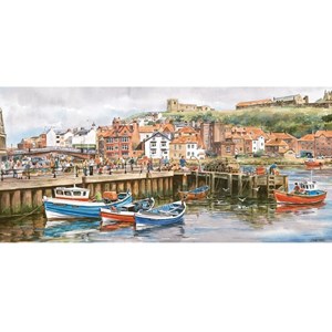 Gibsons (G374) - "Whitby Harbour" - 636 pieces puzzle
