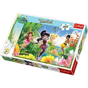 Trefl (16159) - "Disney Fairies" - 100 pieces puzzle
