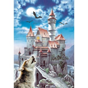 Castorland (C-100699) - "Castle in the moonlight" - 1000 pieces puzzle