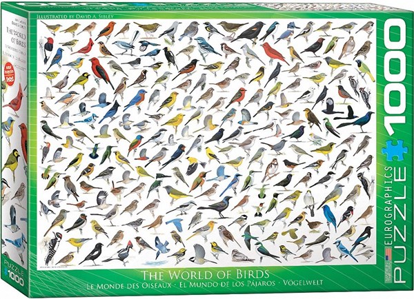 Eurographics (6000-0821) - "The World of Birds" - 1000 pieces puzzle