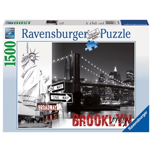 Ravensburger (16268) - "Brooklyn Bridge" - 1500 pieces puzzle