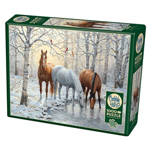 Cobble Hill (51671) - "Winter Trio" - 1000 pieces puzzle