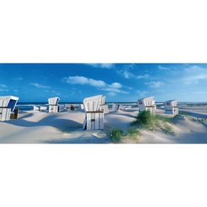 Ravensburger (15054) - "Beach Chairs On Sylt" - 1000 pieces puzzle