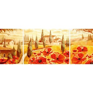 Ravensburger (19994) - "Poppies in Tuscany" - 1000 pieces puzzle