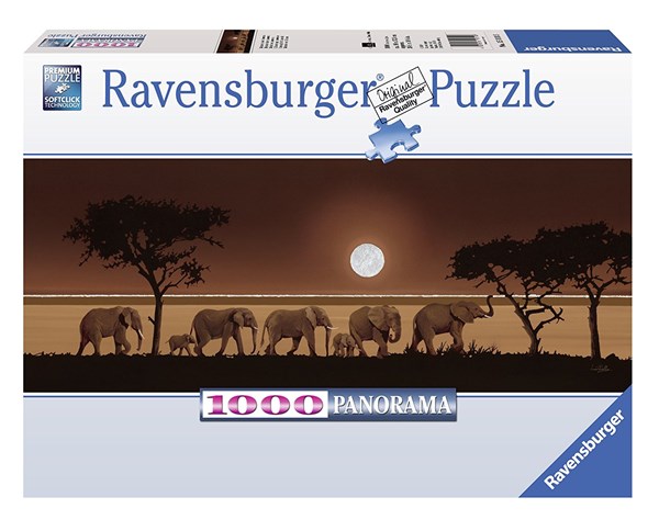 Ravensburger (15110) - "Crossing the Savannah" - 1000 pieces puzzle