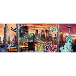 Ravensburger (19995) - "Sparkling New York" - 1000 pieces puzzle