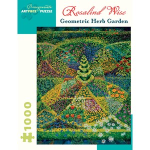 Pomegranate (AA924) - Rosalind Wise: "Geometric Herb Garden" - 1000 pieces puzzle