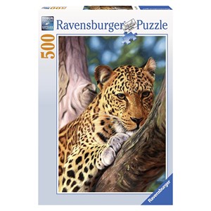 Ravensburger (14107) - "Leopard" - 500 pieces puzzle