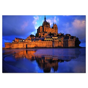 Educa (14282) - "Mont Saint-Michel, France" - 1000 pieces puzzle