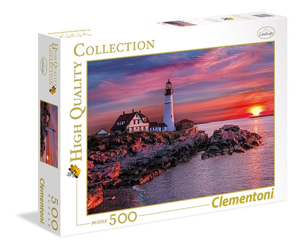 Clementoni (35049) - "Portland Head Light" - 500 pieces puzzle