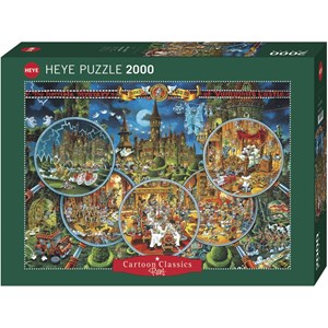 Heye (29407) - "Crime Scene" - 2000 pieces puzzle
