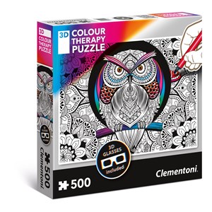 Clementoni (35050) - "Owl" - 500 pieces puzzle
