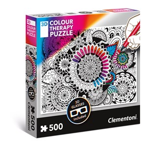 Clementoni (35053) - "Mandala" - 500 pieces puzzle