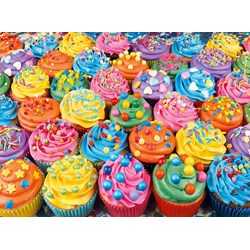 Clementoni (35057) - "Colorful Cupcakes" - 500 pieces puzzle