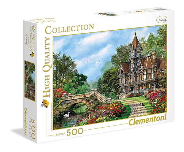 Clementoni (35048) - "Old Waterway Cottage" - 500 pieces puzzle