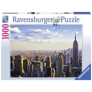 Ravensburger (19114) - "Manhattan in The Morning, New-York" - 1000 pieces puzzle