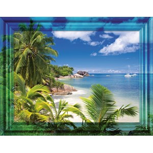 Ravensburger (14889) - "Beach" - 500 pieces puzzle