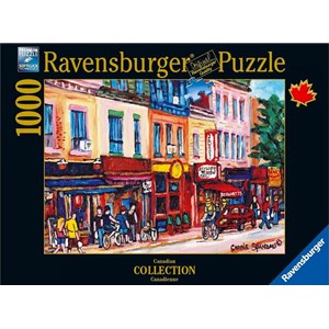 Ravensburger (19624) - Carole Spandau: "St. Laurent, Montreal" - 1000 pieces puzzle