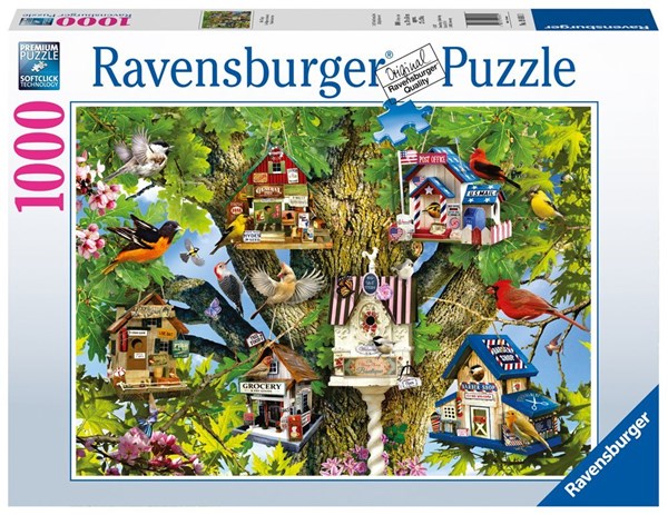Ravensburger (19691) - Lori Schory: "Bird Village" - 1000 pieces puzzle