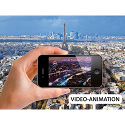 Ravensburger (19302) - "Above The Roofs Of Paris" - 1000 pieces puzzle