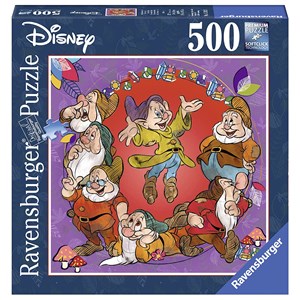 Ravensburger (15202) - "Snow White and the Seven Dwarfs" - 500 pieces puzzle