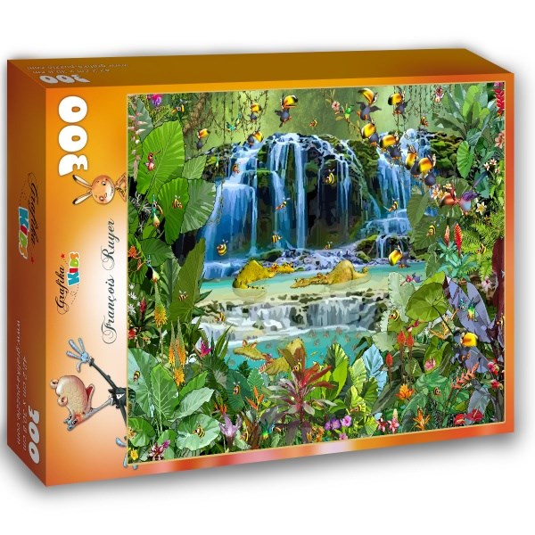 Grafika Kids (01943) - François Ruyer: "Waterfall" - 300 pieces puzzle