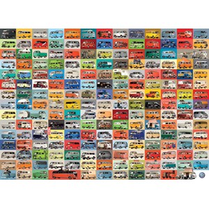 Eurographics (6000-0783) - "The Volkswagon Groovy Bus" - 1000 pieces puzzle