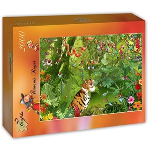 Grafika (T-00545) - François Ruyer: "Jungle" - 2000 pieces puzzle