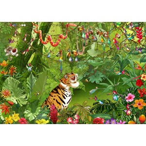 Grafika (02630) - François Ruyer: "Jungle" - 1000 pieces puzzle