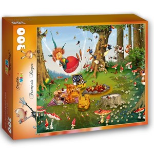 Grafika Kids (01970) - François Ruyer: "Witch" - 300 pieces puzzle