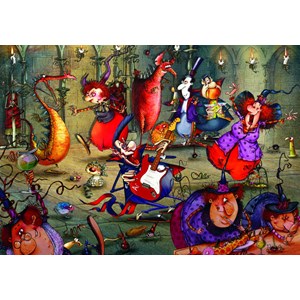 Grafika (02638) - François Ruyer: "The Witches Festival" - 1000 pieces puzzle