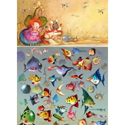 Grafika (02645) - François Ruyer: "Witch" - 300 pieces puzzle