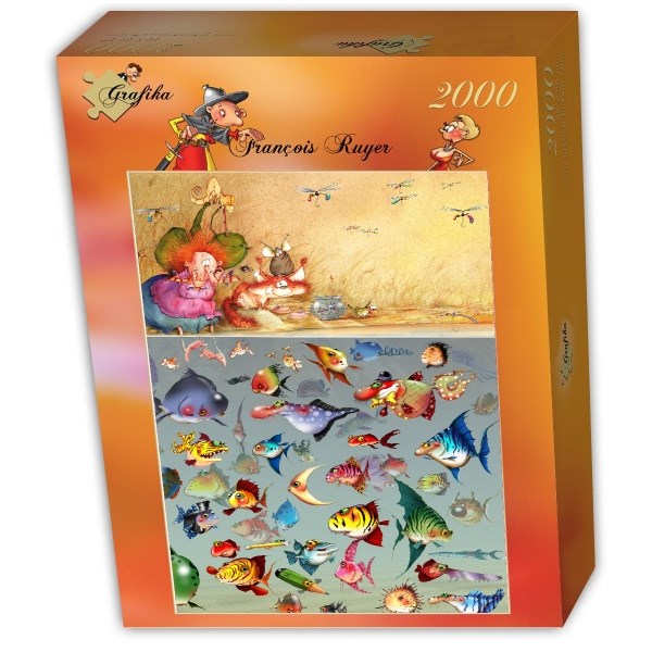 Grafika (T-00565) - François Ruyer: "Witch" - 2000 pieces puzzle