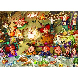 Grafika (T-00573) - François Ruyer: "Witches" - 2000 pieces puzzle