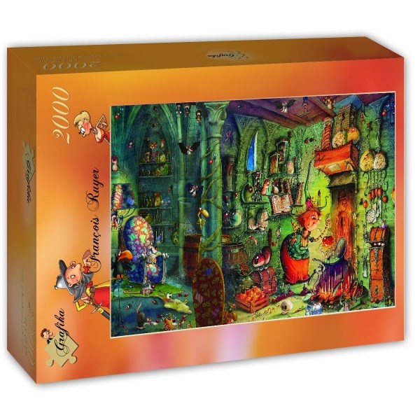 Grafika (T-00581) - François Ruyer: "In the kitchen!" - 2000 pieces puzzle