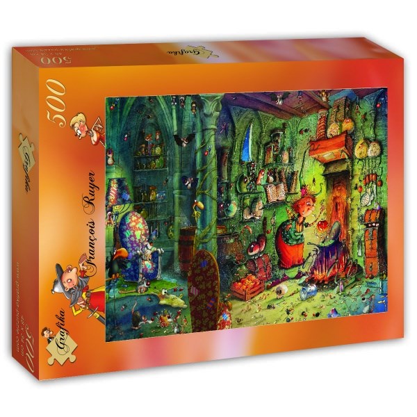 Grafika (T-00584) - François Ruyer: "In the kitchen!" - 500 pieces puzzle