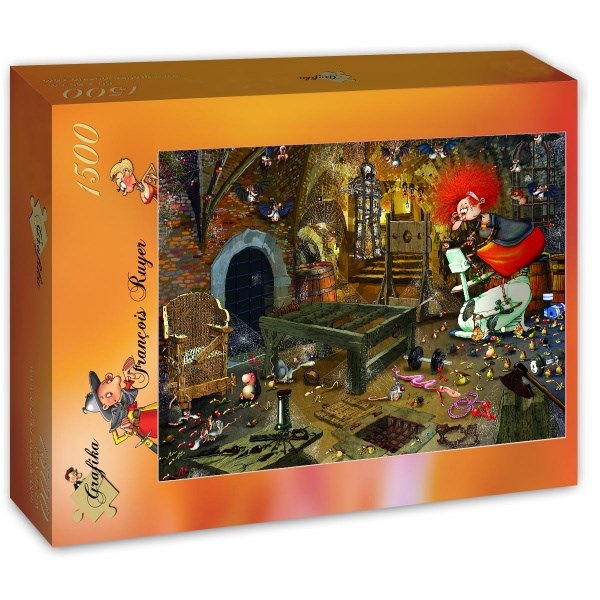 Grafika (T-00594) - François Ruyer: "Sports Hall" - 1500 pieces puzzle