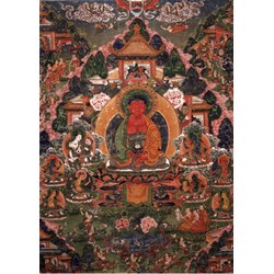 Grafika (T-00600) - "Buddha Amitabha in His Pure Land of Suvakti" - 2000 pieces puzzle