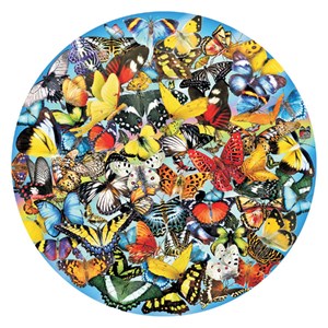 SunsOut (34953) - Lori Schory: "Butterflies in the Round" - 1000 pieces puzzle