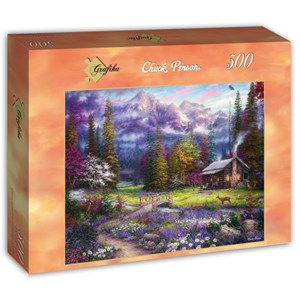 Grafika (T-00717) - Chuck Pinson: "Inspiration of Spring Meadows" - 500 pieces puzzle