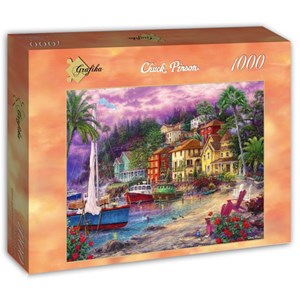 Grafika (T-00720) - Chuck Pinson: "On Golden Shores" - 1000 pieces puzzle
