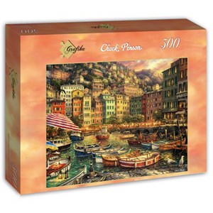 Grafika (T-00733) - Chuck Pinson: "Vibrance of Italy" - 500 pieces puzzle