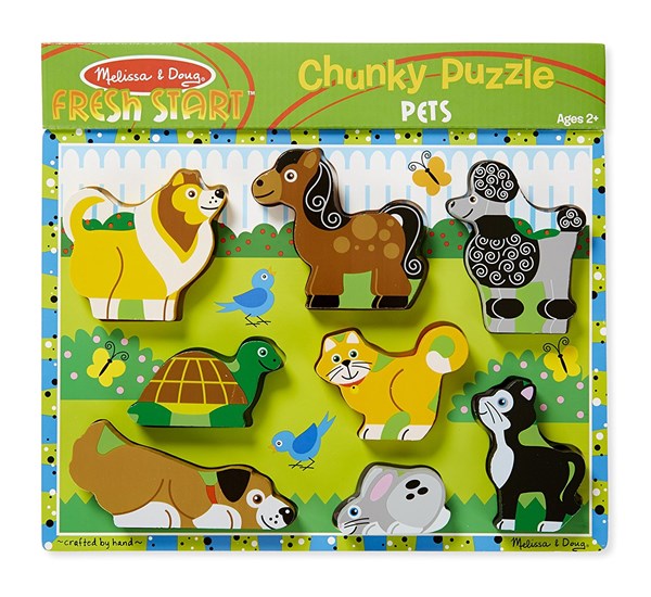 Melissa and Doug (3724) - "Pets" - 8 pieces puzzle