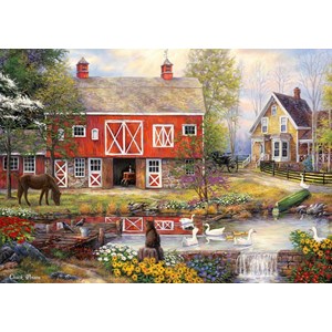 Grafika (T-00759) - Chuck Pinson: "Reflections On Country Living" - 2000 pieces puzzle