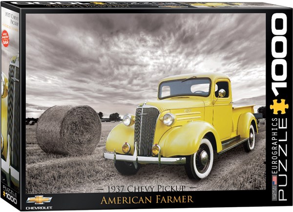 Eurographics (6000-0666) - "1937 Chevy Pick-up American Farmer" - 1000 pieces puzzle