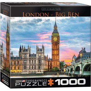 Eurographics (8000-0764) - "London, Big Ben" - 1000 pieces puzzle