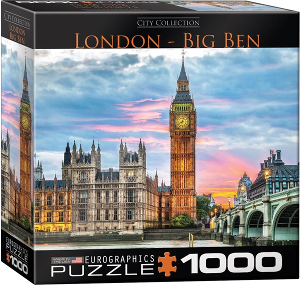 Eurographics (8000-0764) - "London, Big Ben" - 1000 pieces puzzle