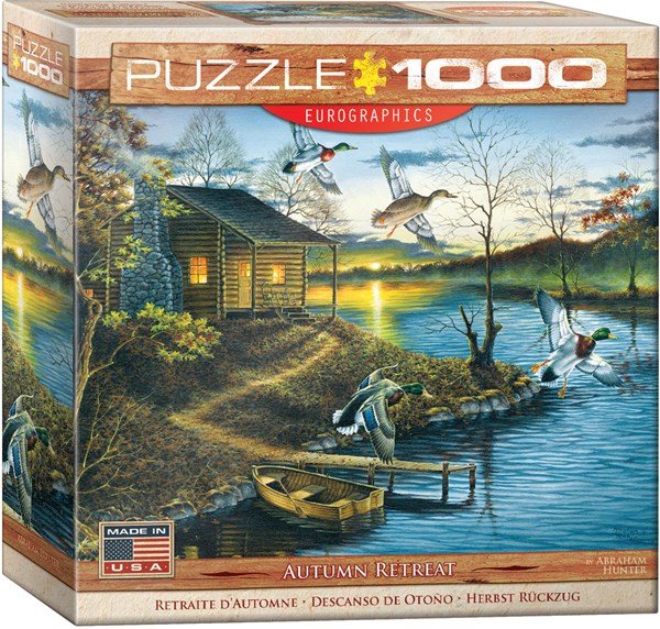 Eurographics (8000-0862) - Abraham Hunter: "Autumn Retreat" - 1000 pieces puzzle